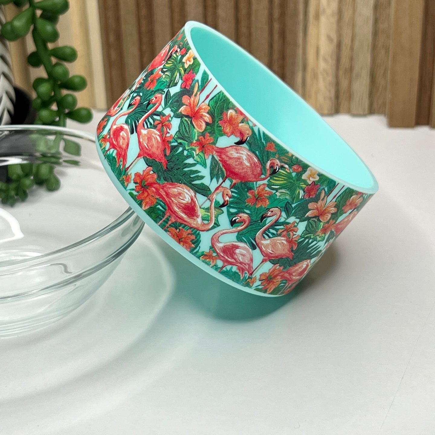 Mint Flamingo Tumbler Boot